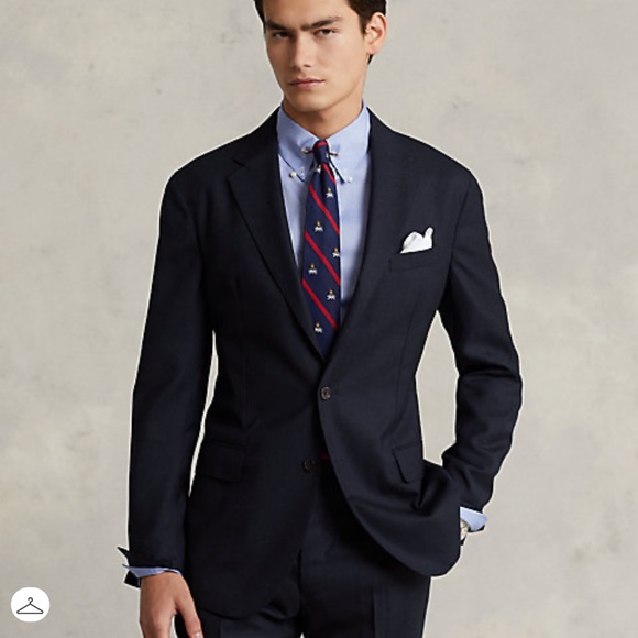 HOST PICK.Ralph Lauren Classic Fit Fine Tailoring 100% Linen Suit and Pants Set. - Picture 5 of 17